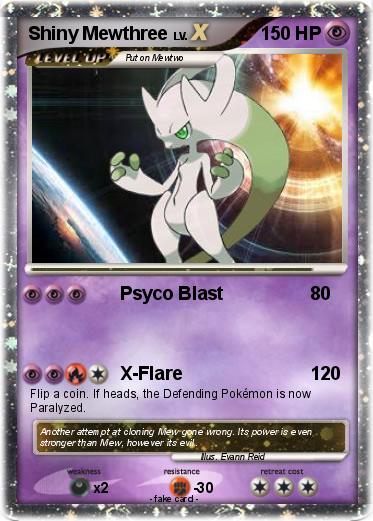 Pokemon Shiny Mewthree