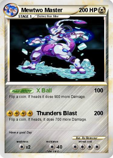 Pokemon Mewtwo Master