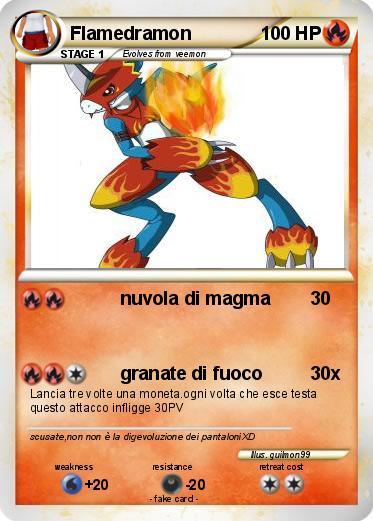 Pokemon Flamedramon