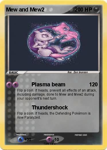 Pokemon Mew and Mew2