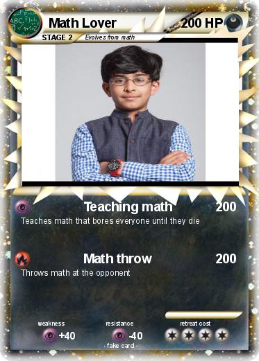 Pokemon Math Lover