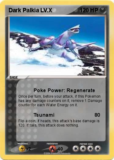 Pokemon Dark Palkia LV.X