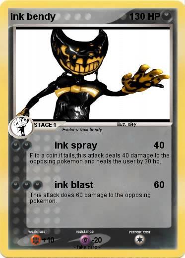Pokemon ink bendy