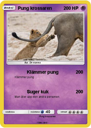 Pokemon Pung krossaren