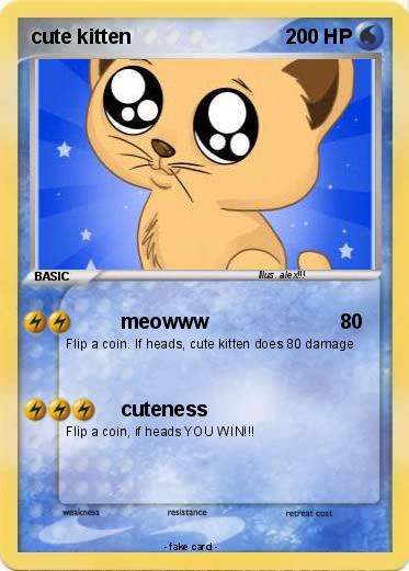 Pokemon cute kitten