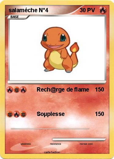 Pokemon salaméche N°4