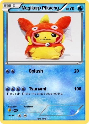 Pokemon Magikarp Pikachu