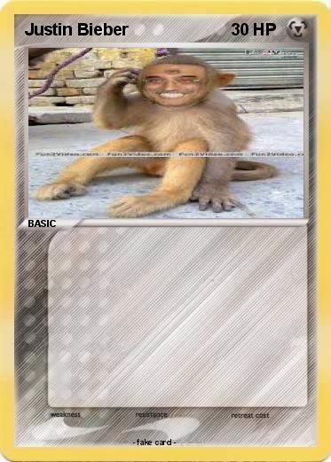 Pokemon Justin Bieber