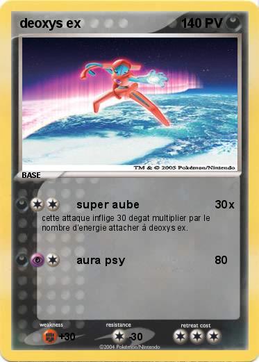 Pokemon deoxys ex