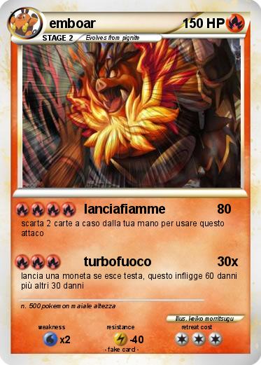 Pokemon emboar