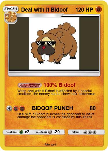 Pokemon Deal with it Bidoof