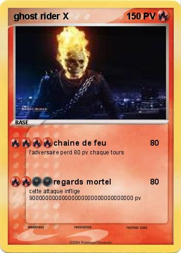 Pokemon ghost rider X