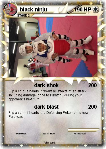 Pokemon black ninju