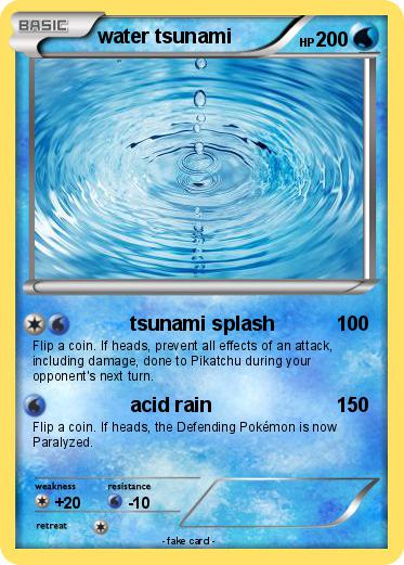 Pokemon water tsunami