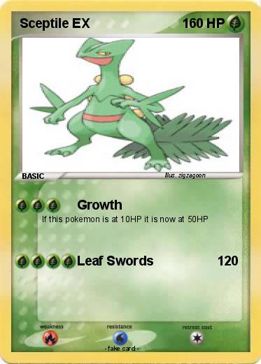 Pokemon Sceptile EX