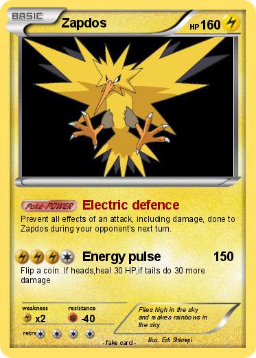 Pokemon Zapdos