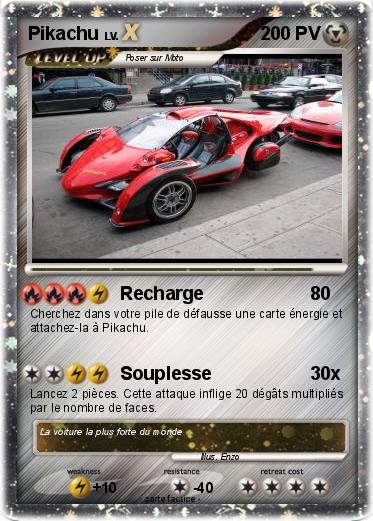 Pokemon Voiture