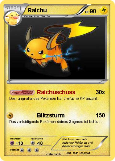 Pokemon Raichu