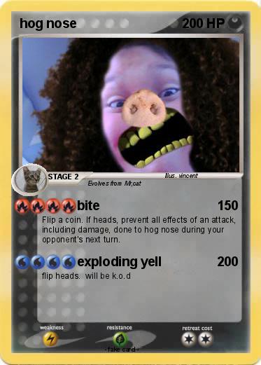 Pokemon hog nose