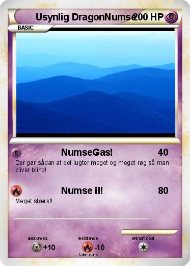 Pokemon Usynlig DragonNumse