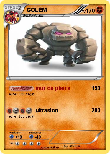 Pokemon GOLEM