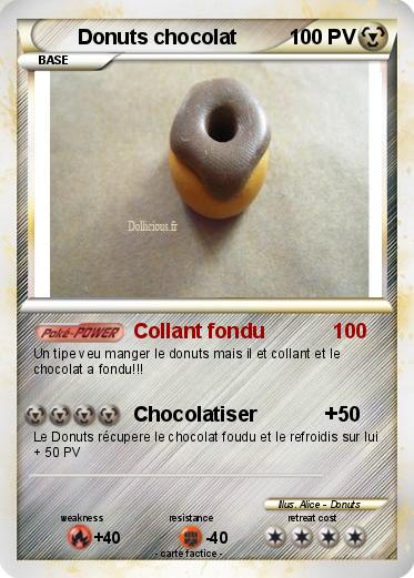 Pokemon Donuts chocolat
