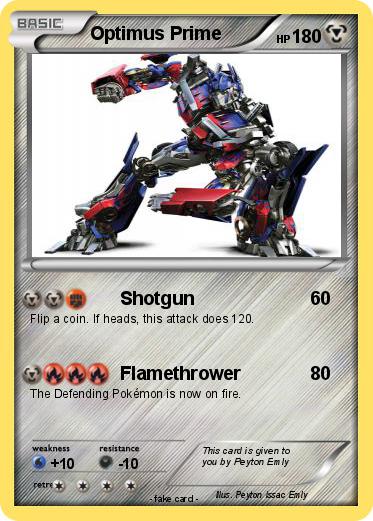 Pokemon Optimus Prime