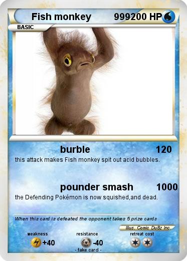 Pokemon Fish monkey         999