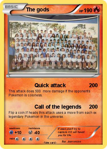 Pokemon The gods