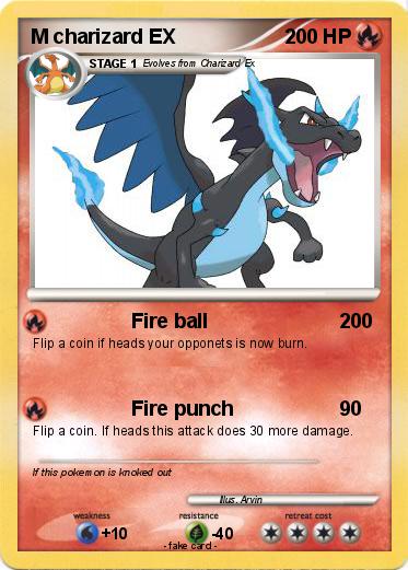 Pokemon M charizard EX