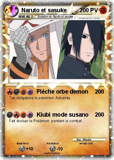 Pokemon Naruto et sasuke