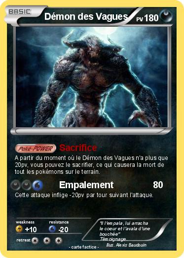 Pokemon Démon des Vagues