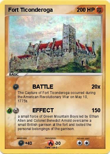 Pokemon Fort Ticonderoga