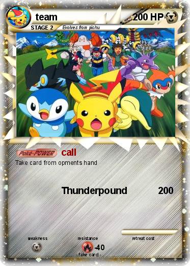 Pokemon team