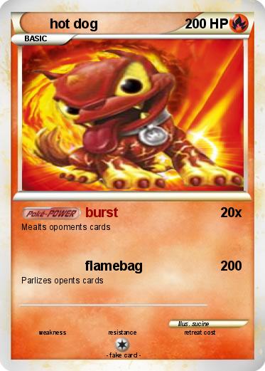 Pokemon hot dog