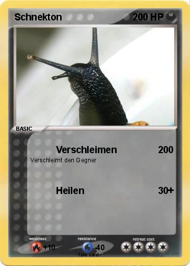 Pokemon Schnekton