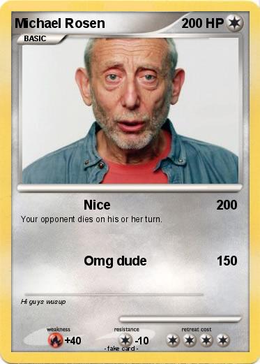 Pokemon Michael Rosen