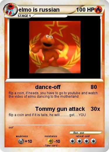 Pokemon elmo is russian