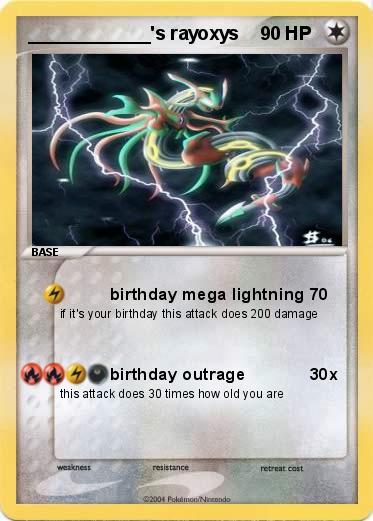 Pokemon ____________'s rayoxys