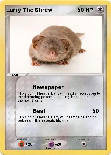 Pokemon Larry The Shrew
