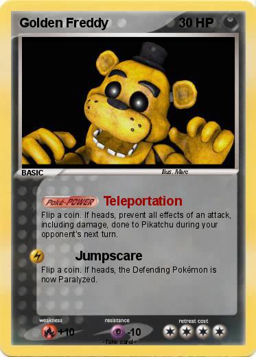 Pokemon Golden Freddy