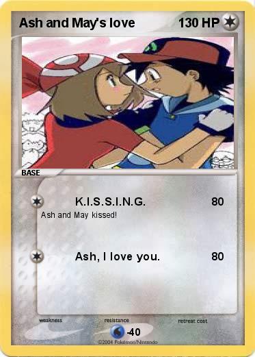 Pokemon Ash and May's love