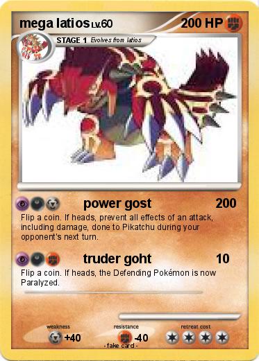 Pokemon mega latios