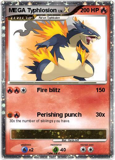 Pokemon MEGA Typhlosion
