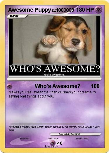Pokemon Awesome Puppy