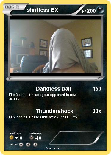 Pokemon shirtless EX