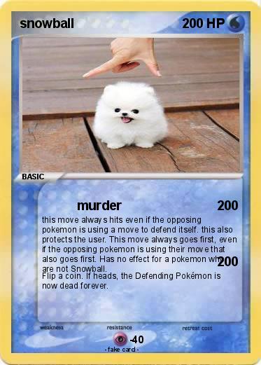 Pokemon snowball