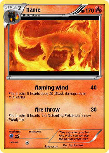 Pokemon flame