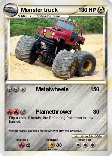 Pokemon Monster truck