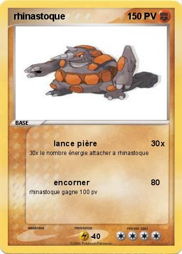 Pokemon rhinastoque